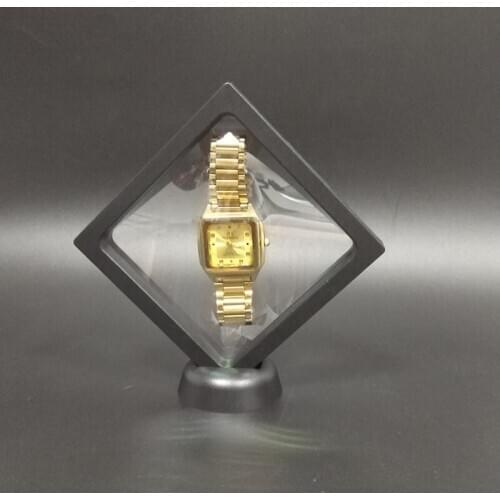 Transparent Jewelry Display Case Holder Box Suspended Floating Ring Earrings Bracelet Pendant Gem Stones Jewelry Display Stand