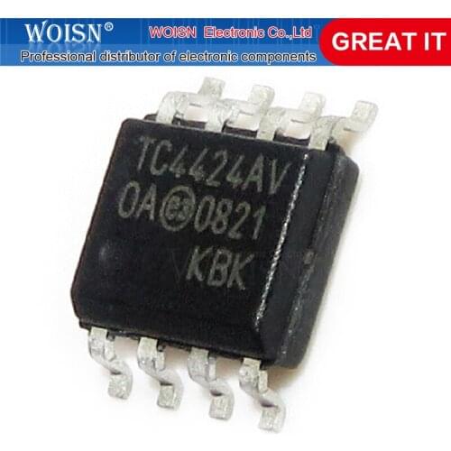 2pcs/lot TC4424AVOA TC4424AV TC4424 TC4428ACOA TC4428 TC4432EOA TC4432E TC4432 SOP-8 In Stock