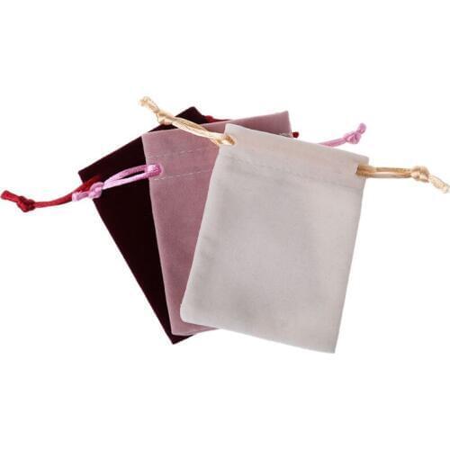 5pcs Dice Bag Velvet Drawstring Bags Tarot Card Jewelry Bag