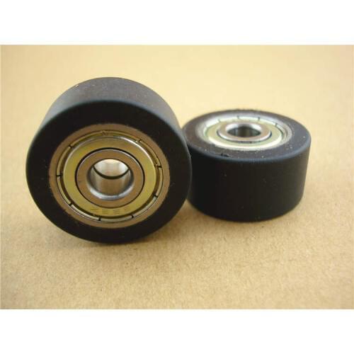 Free Shipping 32mm Nylon Roller Wheel Plastic Bearing CNC Guiding Wheel Flat Belt Idler