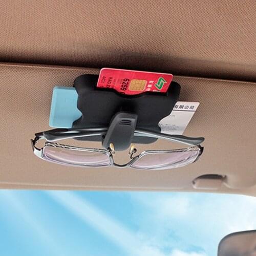 Car Sun Visor Card Organizer Car Glasses Case For Volkswagen Golf 4 5 7 6 Chevrolet Cruze Honda Civic Accord