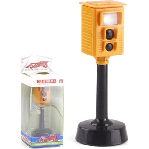 Traffic Safety Education Toy Signs Light Safety Traffic Lights Toys Collection Model Red Green Light Lamp Educational Toys