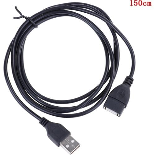 80cm/150cm USB 2.0 Cable Male to Female Data Sync USB 2.0 Extender Cord Extension Cable USB Extension Cable Super Speed