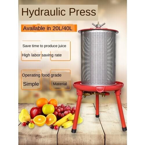 304 stainless steel commercial press / air bag hydraulic large capacity wine residue juice separation machine