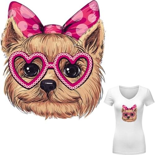 Girl Stickers On Clothes Cute Cat Transfers Washable New Design Print On T-Shirt Diy Accessory Clothes Decoration Thermo Patch