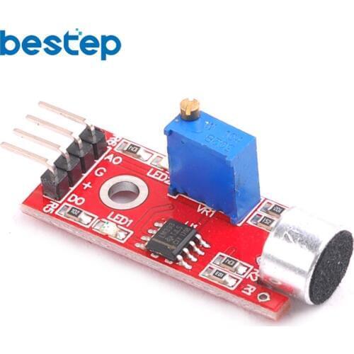 KY-037 New 4pin Voice Sound Detection Sensor Module Microphone Transmitter Smart Robot Car for arduino DIY Kit