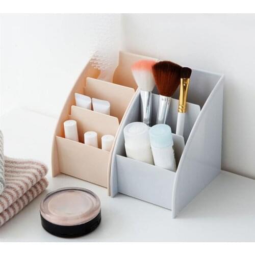 New Plastic TV Remote Control Storage Holder Mobile Phone Holder Stand Washable Home Office Storage Boxes Desktop Storage Case