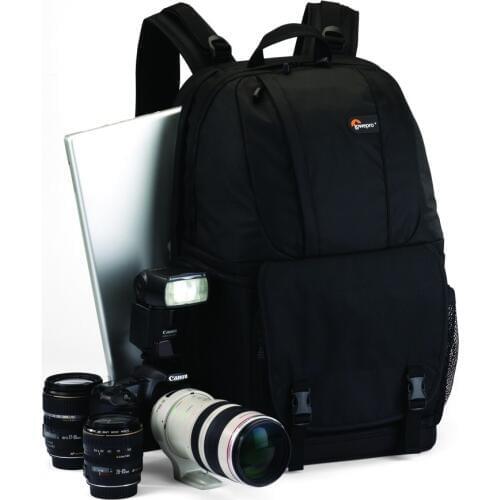 Original Lowepro Fastpack 350 FP350 SLR Digital Camera Shoulder Bag 17 inch laptop with all weather Rain cover