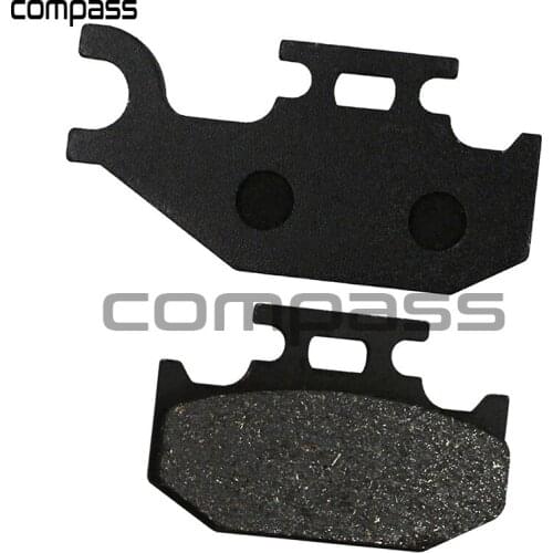 Motorcycle Front Left and Rear Brake Pads for BOMBARDIER/BRP Outlander 400 Max HO 2003-2006 Traxter Autoshift 2001-2005