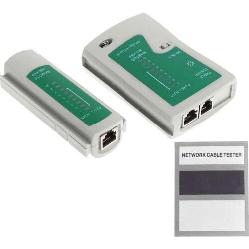 Professional Networking Testing RJ45 RJ11 CAT5 UTP LAN Cable Network Tester Tool G6DD