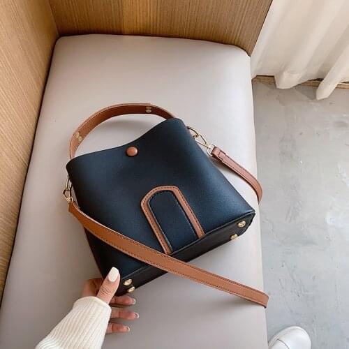 Luxury Handbags Women Bags Designer 2020 Retro Women Messenger Bags Female Leather Shoulder Bag New Bucket Crossbody Bag Sac