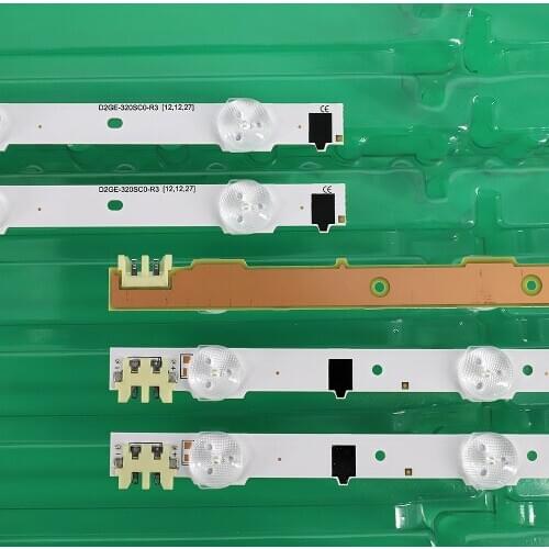 5pcs x 32 inch LED Backlight Lamp Strip for SamSung 32'' TV UA32F4088AR 2013SVS32H D2GE-320SC0 9-leds 650mm