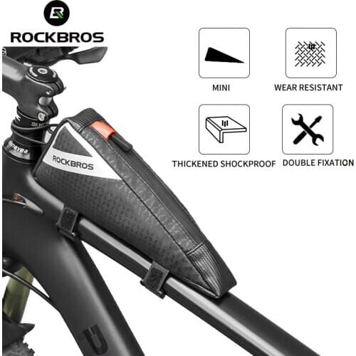 ROCKBROS Cycling Bag Bike Top Tube Bag MTB Road Bicycle Front Frame Tool Bag Aerodynamics Design Bicycle Bags & Panniers Basket