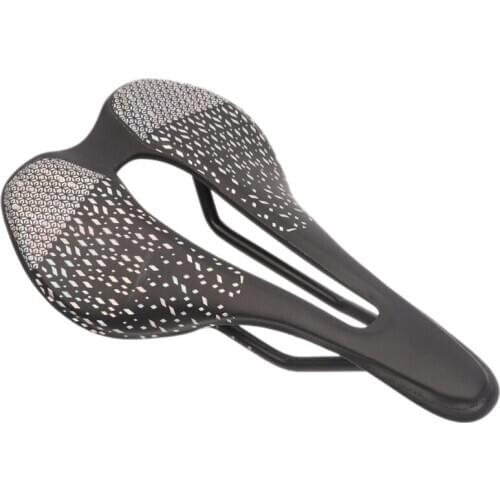 Bike Saddle Carbon Fiber Bicycle Seat Lightweight Wide Saddle Cushion for MTB Road Bike