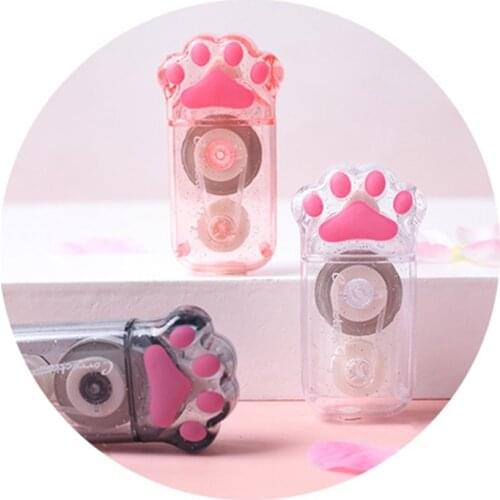 1 PC Radom Color Lovely Kawaii Cat Claw Cute Correction Tape Stationery Office School Supply Gift Nice Things Corrector Novel