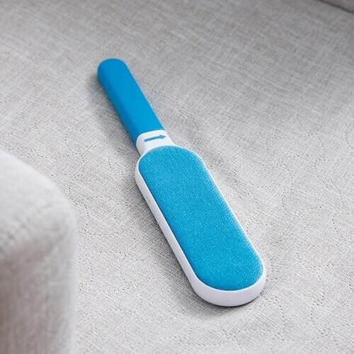 1pc Pet Hair Remover Brush Reusable Double-Side Dog Hair Lint Remover Brush Portable Magic Fur & Dust Cleaning Pet Brush