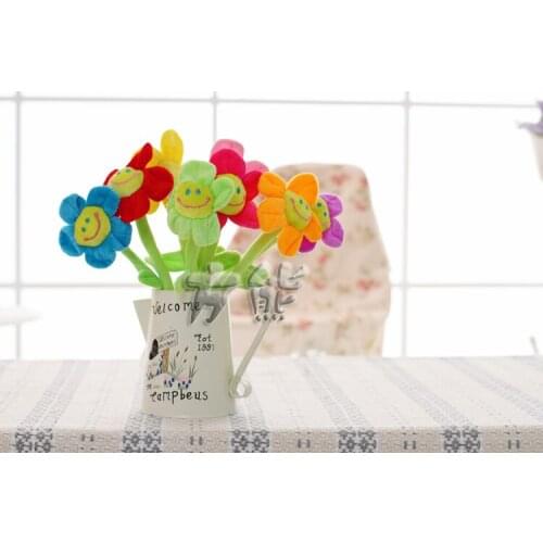 20 pieces small cute sunflowers beautiful muti-colour sunflowers about 30cm 0525