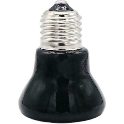 25/50/100W Infrared Emitter Heating Lamp For Reptile Bulbs Brooder Pet Light with E27 Light Head HFing