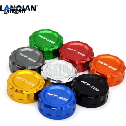 Motorcycle CNC Aluminum Rear Brake Fluid Reservoir Cover Cap For Yamaha MT09 MT-09 MT 09 2013-2014 2013 2014 Yamaha Cover Cap