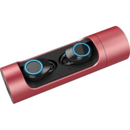 J1 Control Bluetooth Earphone 5.0 Wireless Waterproof Bluetooth Earphone with Charging Case Stereo Earphones Handsfree