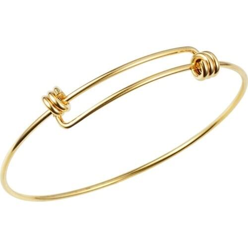 316L Stainless Steel Lover Bracelet Bangle for Woman Man Rose Gold Plating Adjustable Wristband Wedding Party Jewelry Gift