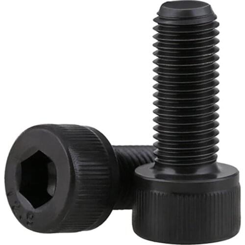 Black Fine Thread Hex Hexagon Socket Head Cap Screws Grade 12.9 Carbon Steel Allen Bolts M12 M14
