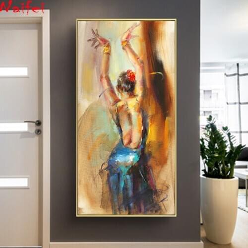 Beautiful Women diamond embroidery Dance Girl 5d diamond Painting full square/round cross stitch rhinestone Wall Art Home Decor