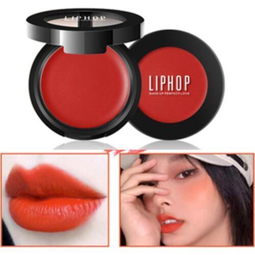 3-in-1 Matte Eyeshadow Lipstick Blush Long Lasting High Pigmented Makeup Blush Cream MH88