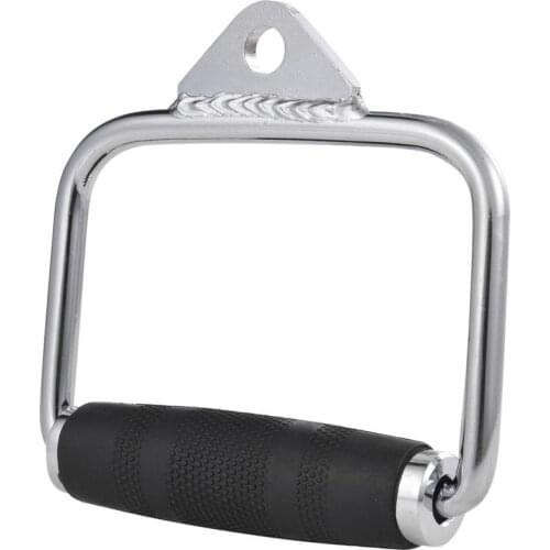 D-Handle Pull Down Cable Attachment Set Non-Slip Tricep Grip Exercise Handles With Rubber Grip Gym Accessories Fitness Equipment