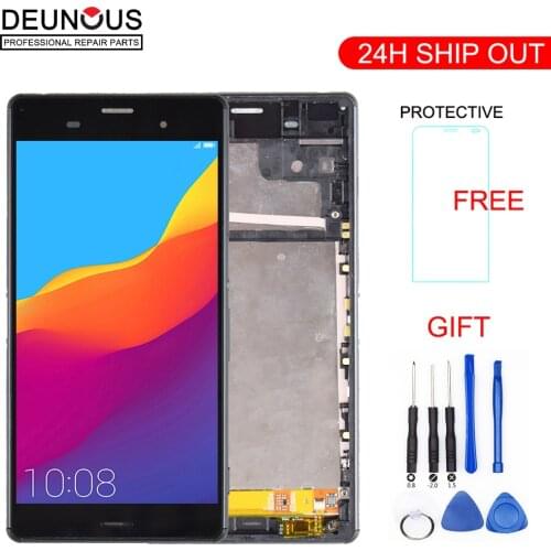 Original 5.2 inch For SONY Xperia Z3 Screen LCD Display for Sony Z3 Display Touch Screen with Frame D6603 D6633 D6653 L55T Tools