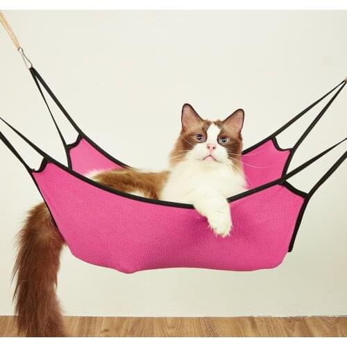 Hanging Cat Hammock Pet Supplies Cat Sleeping Bag Pet Cat Cage Breathable Double-sided Available Warm Cat Bed Ma