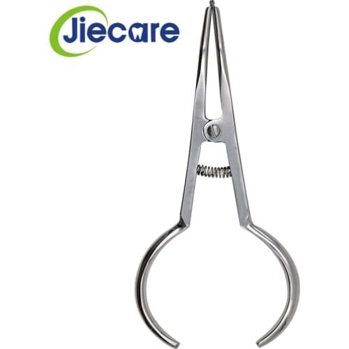 1 PC Dental Orthodontic Tools Dental Ring Placing Forceps Clamp Arranged for Rubber Ring Placed Stainless Steel Free Shipping