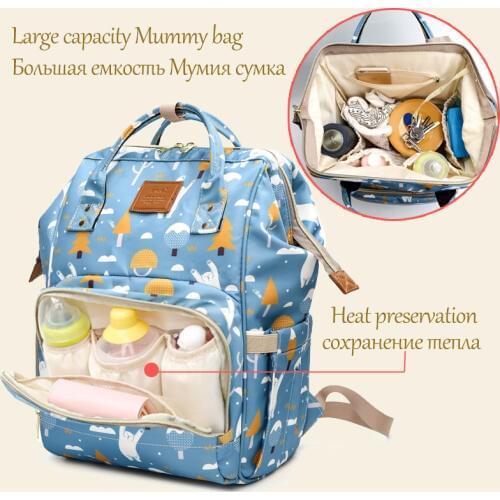 Large Capacity Mummy Baby Nappy Bag Diaper Bags Waterproof Travel Backpack Women Cloth Nursing Bags For Mom Milk Bottle Bags