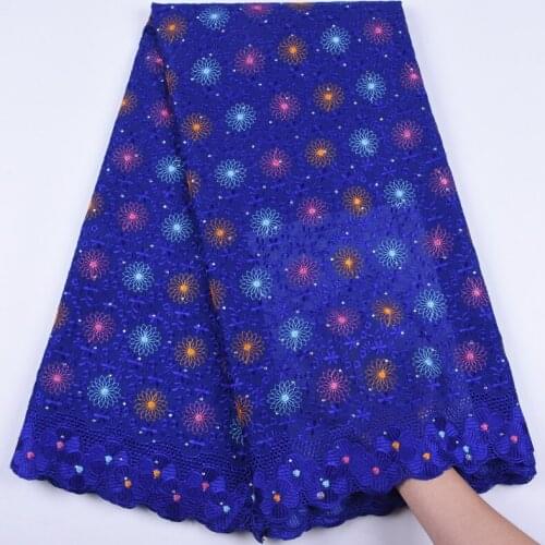 High Quality Onion African Swiss Voile Lace In Switzerland Polyster Ventilation Swiss Cotton Laces With Stones For Sewing F1717