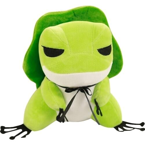 Japan Kawaii Casual Game Travel Frog Plush Backpack Shoulder bag Stuffed Animal Toy Doll For Children Girls Kids Birthday Gifts