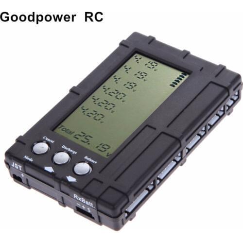 3 in 1 LCD RC Battery Discharger Balancer Meter Tester for 2-6S lipo Li-Fe battery battery voltage meter