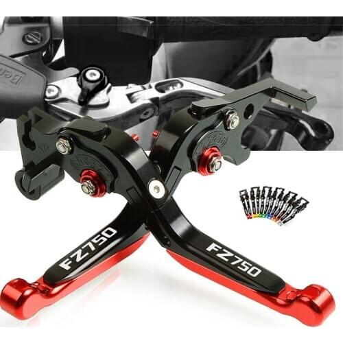 Motorcycle Accessories Aluminum Brake Clutch Levers Adjustable Folding Extendable For yamaha FZ400 R FZ600 FZ750 Z700 GENESIS FZ