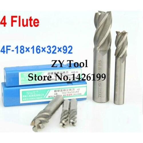 5pcs/set 18.0MM 4 Flute HSS&Aluminium endmill milling cutter CNC Bit Milling Machine tools Cutting tools.Lathe Tool,router bit