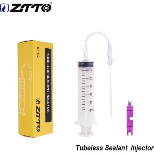 ZTTO Tubeless Sealant Injector SI1.0 Set For MTB Road Bike Tubeless Tire UST Tyre No Tubes