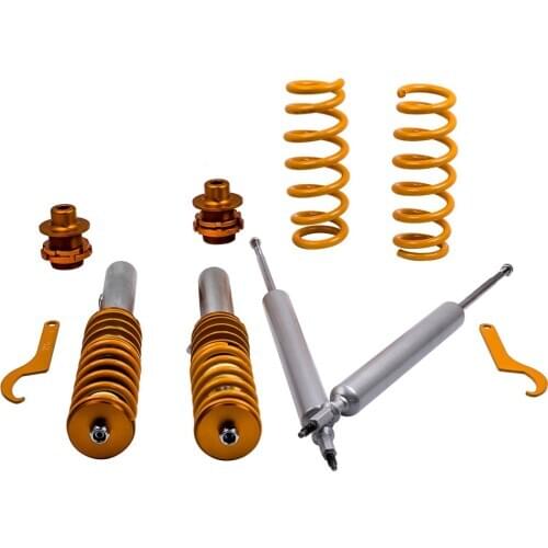 Coilovers Adj. Suspension Lowering Kit Set For BMW E46 3-Series 1998-2006 Red for 320 323 325 328 330 Touring Shock Absorber