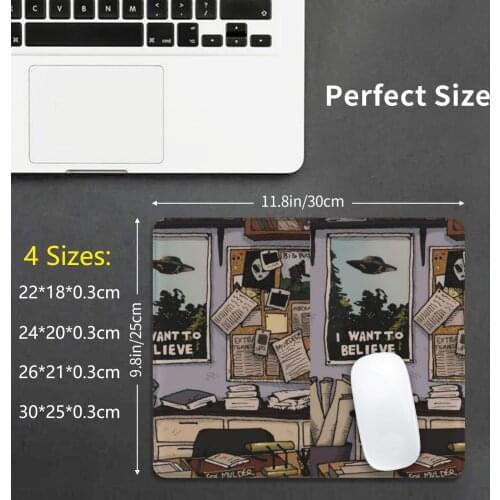 Mulders Office Mouse Pad DIY Print Fox Mulder The X Files Thexfiles Xfiles X Files Dana Scully Scully