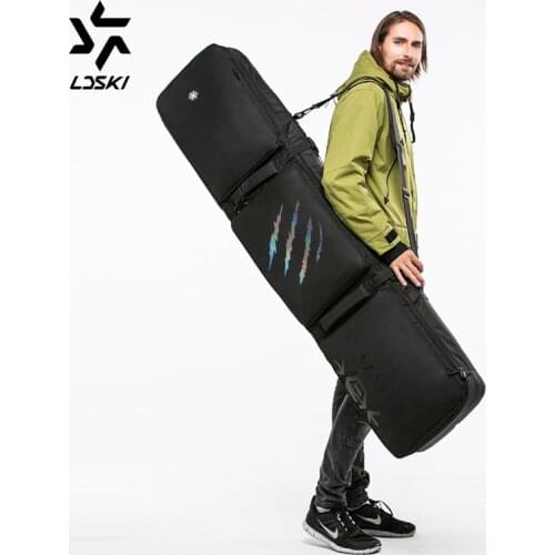 LDSKI Ski Bag Snowboard Shoulder Bag Helmet Boot Winter Sports Bag DWR material big Backpack bag Padded Light weight bag