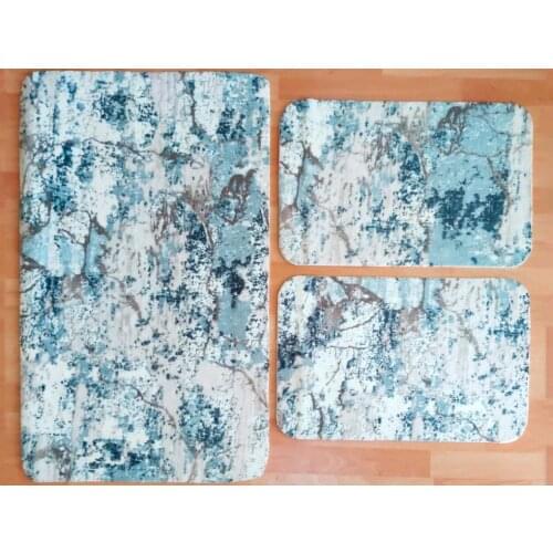 Elegance pcs set Toilet Seat Pad Dished Mint