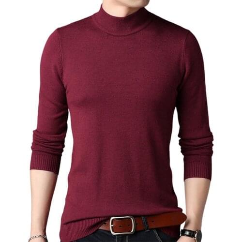 Men Sweater Winter Autumn Casual Male Solid Color Long Sleeve O Neck Pullover Plus Size Knitted Sweater Slim Knitwear свитер