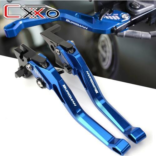 New For SUZUKI Burgman AN650Z AN650 BURGMAN 2003-2020 2015 2016 2017 2018 2019 Motorcycle Adjustable Short Clutch Brake Levers