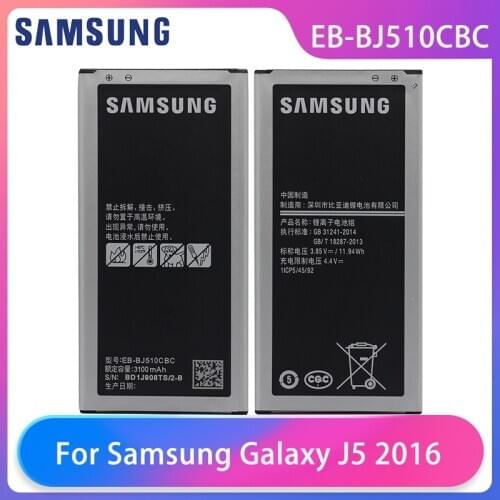 Orginal Samsung Galaxy J5 2016 Edition J5 2016 J510 J510FN J510F J510G j5108 j5109 Phone Battery 3100mAh High Capacity AKKU