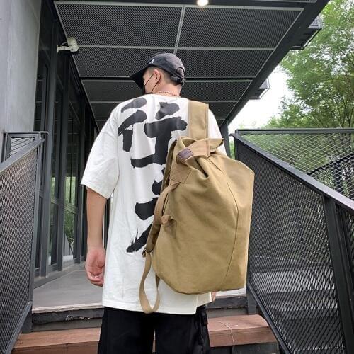 Casual Canvas Rucksacks Large Capacity Travel Bags Women Fashion High Quality Backpack For School Teenagers Girls Solid Mochila