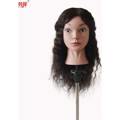 Professional Styling Head Doll Afro Mannequin Head for Hairstyles Human Hair And Synthetic Spray Bottle Aluminum Hairdresser
