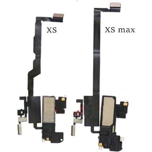 10PCS Ear Earpiece Flex Replacement For iPhone X Xs Max XR XSM Proximity Light Sensor Sound Earphone Speaker Flex Cable Assembly
