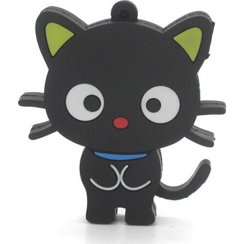 Pendrive Cartoon lovely black cat usb flash drive 32GB 16GB 8GB 4GB 64GB pen drive memory stick U Disk Hot cute New Flash card